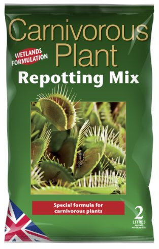 Growth Technology Repotting Mix Orchid Houseplant Cactus Citrus Bonsai Carnivorous African Violet (Carnivorous 2L)