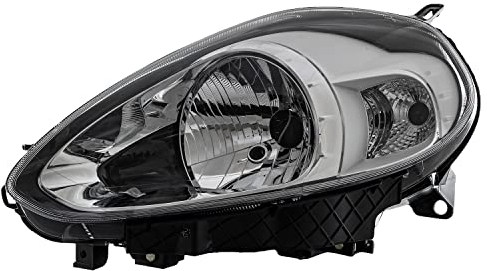 Phare principal avant gauche chromé H4/P21W avec feux de circulation diurnes pour modèle Punto Evo (199) année de construction : 07/2008-02/2012 01/2012->>