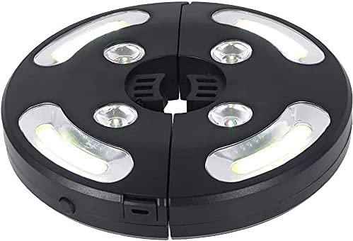 Lámpara para Sombrilla de Patio Luces Sombrilla Luces de sombrilla Inalámbricas 24 LED Iluminación blanca pura Paraguas de patio Luz de sombrilla Poste Tiendas de campaña de patio Luces para patio