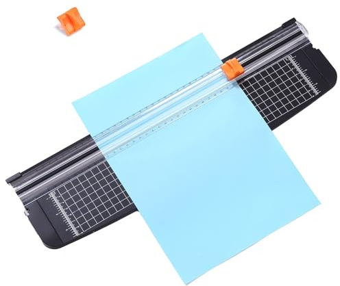 ZEQUAN A3 Paper Cutter Slider Portable Trimmer - 18 Inch Paper Trimmer for Scrapbooking, Max. Cutting Length 16.5 Inch Craft Paper Cutter 10 Sheet Copy Paper Capacity