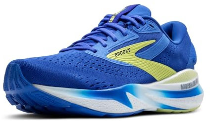 BROOKS Herren Adrenaline GTS 24 Sneaker, Kobalt/Neogelb/Peacoat, 40.5 EU