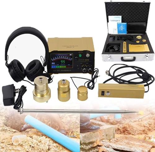 Rilevatore di perdite di Acqua sotterranea Professionale, sensore geofono per Perdita di Acqua elettrica Esterna, sensore di Perdita d'Acqua accurato e affidabile per Tubi