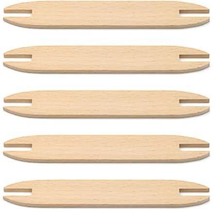 5 Stück Webschiffchen Aus Naturholz Webstäbchen Zum Stricken Von Pullovern Schals Teppichen Wandbehang Wandteppich Basteln