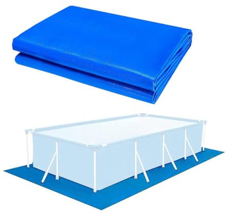 Ynzeyx Pool Bodenplane, Rechteckig Pool Ground Tuch, Aufblasbarer Swimmingpool Bodenschutzplane für Aufstellpools & Rahmen Pool (200 * 300cm/78.74 * 118.11in)