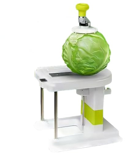 Macchina per tagliare cavoli, affettaverdure con 3 lame in acciaio inox, grattugia manuale per la cucina di casa, ideale per patate, cetrioli, carote e zucchine