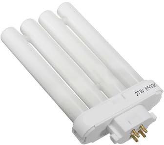 wenwendianzi Bombilla Fluorescente FML 27EX-N, 27 W, 4 Pines, 6500 K, 4 Filas(2PCS)