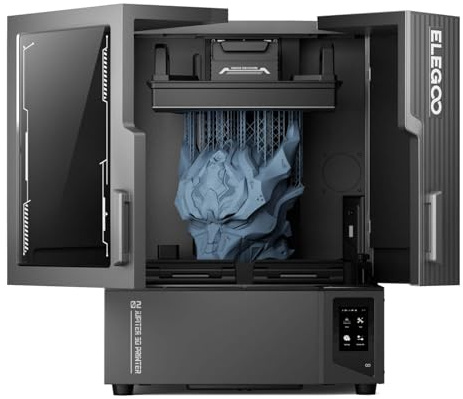 ELEGOO Jupiter 2 Resin 3D Printer, 16K Large MSLA, Auto-Leveling, Wi-Fi