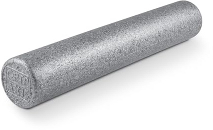 OPTP Silver AXIS Foam Roller, Moderate Density for Sports Medicine, Physical Therapy, Pilates, Yoga - Myofascial Release on Trigger Points (Silver Moderate Density, 36 x 6 Round)