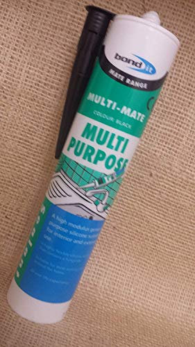 BOND IT Multimate Silicone sealant Black high Modulus General Purpose Kitchen barhroom