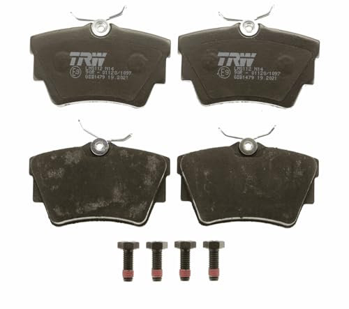 TRW GDB1479 Plaquettes de Frein Kit de 4 pour Renault Trafic III FOURGON (FG_) 2014 - Essieu Arrière et Autres Véhicules