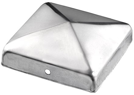 Connex HV4321 Niro Capuchon de plot Acier Inox 90 x 90 mm