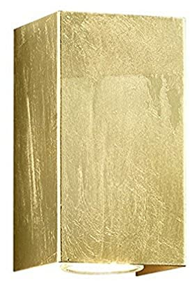 Trio Leuchten Wandleuchte Cleo 206500279, Metall goldfarbig foliert, exkl. 2x GU10, Up & Down Beleuchtung