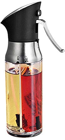 Bouteille Huile Pulvérisateur d'huile en acier inoxydable 2-en-1 Bateaux de sauce Pulvériser de Vinaigre Bouteilles Sauce Cuisine Outils de cuisson Roast Cuire de cuisson Outil Shaker Vinaigrette