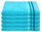 Schiesser Gästetuchset Skyline Color - 5-teilig - 30 x 50 cm - Türkis