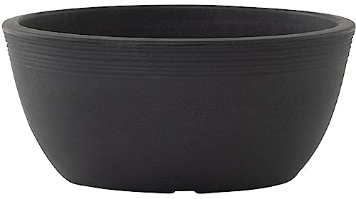 Siena Garden Pflanzschale Malaga 48 anthrazit Ø 48 cm x 22 cm