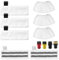 Steam Cleaner Pads Accessories Set, Microfiber Steam Mop Cloth Cleaning Pads Set Accessories, Microfibre Cloth Cover Set, Steam Cleaner Accessory Set Compatible with Kärcher SC1/ SC2/ SC4 (White)