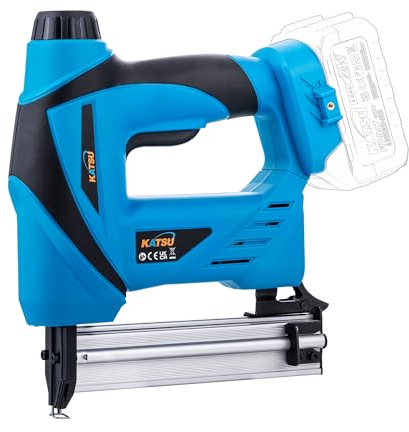 KATSU FIT-BAT Sparachiodi a Batteria 21V Pistola Graffatrice a Batteria, Chiodatrice per Carpenteria e Lavorazione del Legno (Batteria Non Inclusa) 102433