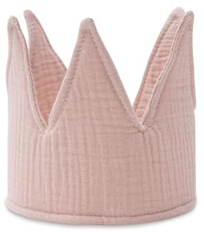 Jollein 718-601-67099 Stoffkrone/Geburtstagskrone rosa