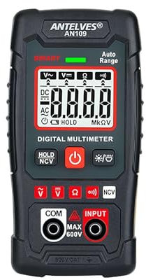 Upgraded EBTN LCD Multimeter, Voltage Meter Tester, Digital Multimeter Tester, Non-Contact Voltage Function, Auto-ranging Voltmeter, Easy to Read and Measure, Measures Ac/Dc Voltage