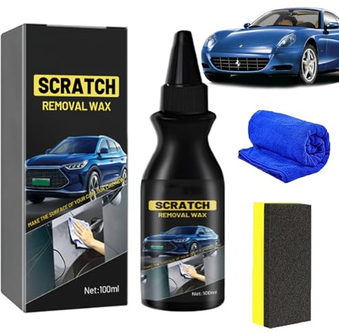 Vernis à Froid Pour Voiture, Rayure Voiture Carrosserie, Expert Efface Rayures Carrosserie de Voiture pour Rayures de Peinture, les Tourbillons, les Abrasions, Polissage en profondeur (*1)