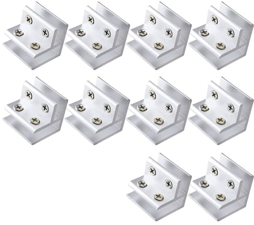 Confezione da 10 morsetti di fissaggio a 90 gradi per connessione stabile in ambienti interni ed esterni, accessori per l'installazione di piastrelle