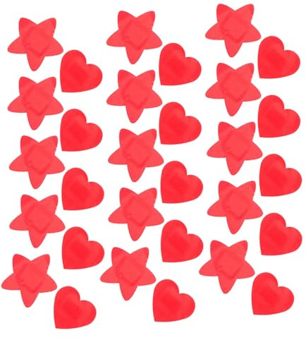 BCOATH 30pcs Bandages Cute Cartoon Heart Star Shapes Soft Breathable Adhesive Plasters for Boys Gentle Sensitive Skin Portable Creative Patches for Scrapes Cuts Wounds