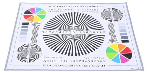 CCTV Focus Calibration Card Paper Lens Test Chart for Camera