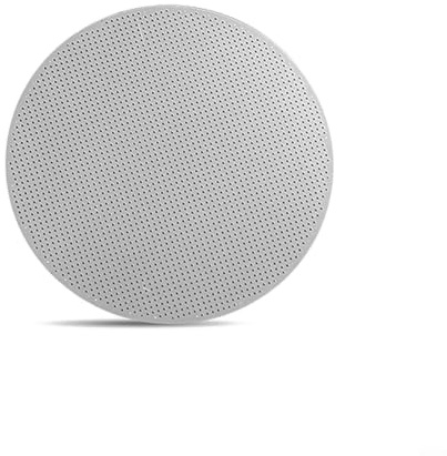 Puckfilter 58,5 mm av rostfritt stål för espressomaskin – optimerar kaffearom och förhindrar rester i silhuvudet – robust design (53,5 mm)
