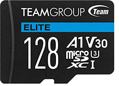 MICRO-SD 128GB-XC TEAM ELITE A1 V30 R/W:90/45MBS
