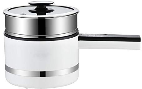 Lihuzmd Hervidor De Huevos,Vaporera Eléctrica Multifunción Olla Hirviendo Sartén Smart Mini Olla De Vapor Apagado Automático Vaporizador De Mariscos, 450W