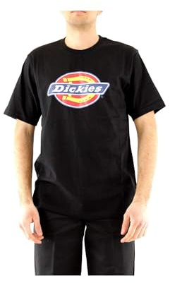 Dickies Icon Logo Tee, T-Shirt Uomo, Nero, M