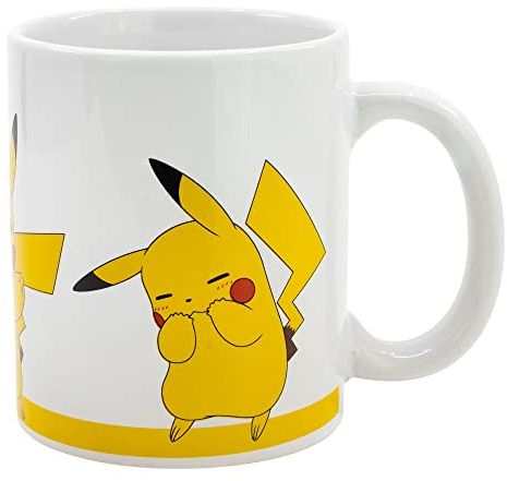 Stor KERAMIKTASSE 11 UNZEN IN POKEMON PIKACHU GESCHENKBOX, Einfarbig, Einheitsgröße