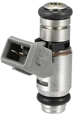X AUTOHAUX bil injektionsmunstycke bränsleinjektor tapppistol injektionsventil adapter avstämt flöde injektorer ersättning 75112071 silverlera
