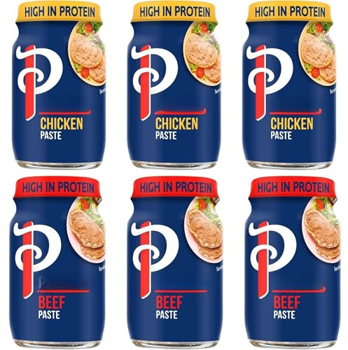 Sandwich Spread Bundle with Chicken Paste 75g x3 and Beef Paste 75g x3 (6 Pack)