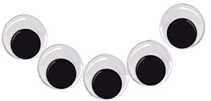 ibasenice 100 Piezas Pegar Muñecas Negras Ojos Móviles Ovalados Coser Ojos Temblorosos Ojos Saltones Para Manualidades Coser Los Ojos Móviles Pequeños Ojos Saltones Material Girar Padre-hijo