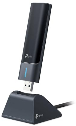 TP-Link AXE5400 WiFi 6E USB Adapter for Desktop PC (Archer TXE70UH) Tri-Band Wireless Network Adapter, Ultra-Low Latency, MU-MIMO, OFDMA, Refined Security, WPA3, Supports Windows 11/10