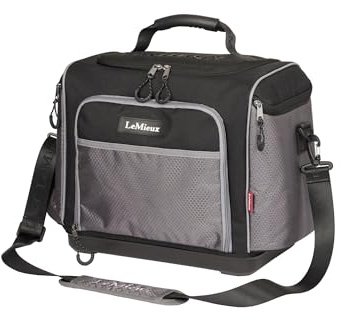 LeMieux Grooming Kit Pro Organiser - Adjustable Carry Strap - Black
