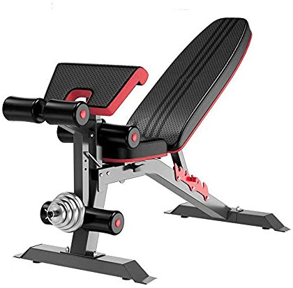 asdchZen Banc De Musculation Haltère Banc D'Entraînement D'Haltères D'Haltérophilie, Équipement De Fitness Multifonctionnel Sit-Ups Accueil Banc d'oiseaux Press Trainer RD