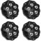 4 Pièces Roulettes Pivotantes Auto-adhésives, capacité 300KG, avec adhésif et vis, Petite Roulettes pour Meubles, Roue mobile universelle 360, roulette de meuble pour charges lourdes