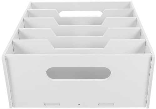 MAGICLULU Change Storage Box for Cash Drawer Tray Money Organizer Multiple Compartment Storage Tray Desktop File Organizer and Cash Register Stand
