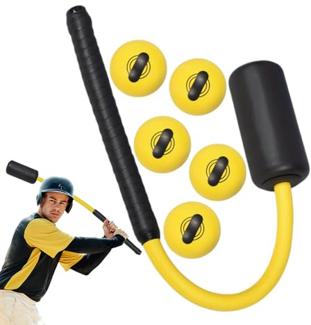 Rope Bat - Allenatore di per Baseball, Softball, per Migliorare Il Ritmo, Corda per Ritmo, per Adolescenti, Adulti, Principianti, casa, Interni, Esterni, Giardino