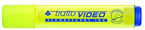 FLUORESZIERENDER TEXTMARKER TRATTO GELBES VIDEO
