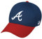 Atlanta Braves (Home/weiß Logo) Youth (Kinder unter 12 Jahren) verstellbar Hat MLB Offizielles Lizenzprodukt Major League Baseball Replica Ball Cap