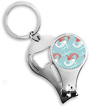 Abrebotellas con diseño de ondas de carpa japonesas para regalo