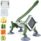 French Fry Cutter Commercial Grade Chip Cutter Professional with Heavy Duty Cast Iron Handle Suction Feet Complete Set, 3/8 inch Blade