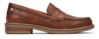 Mocassins en Cuir ALDAYA pour Femme Color Cuero