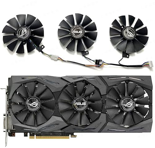 Fit for ASUS ROG STRIX GTX1060 1070 1080TI Graphics Card Cooling Fan PLD09210S12HH