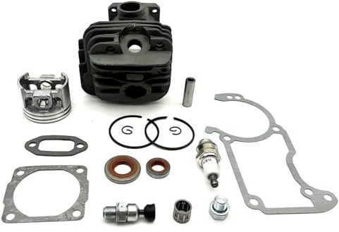 JWRMZX Kit Cilindro pistone da 44,7 mm Adatto for Motosega 026 MS260 026PRO, Set Cilindro in Lega placcata, Utensili elettrici da Giardino
