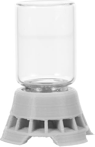 OKUMEYR Distributeur d'eau pour Fourmis en Verre et Plastique avec Design Professionnel pour Nourrir Petits Reptiles en Élevage d'Insectes Couleur Aléatoire