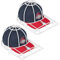 Cap Buddy Basecap Waschgestell Doppelpack 2 Cap Washer Kappenreinger zum Waschen für Snapback Trucker New Era und Flexfit Baseball-Mütze cappy waschhilfe